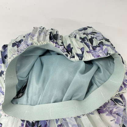 TO BE CHIC トゥービーシック ﾗｲﾄｸﾞﾘｰﾝ 19年 花柄 ﾌﾟﾘｰﾂ ｽｶｰﾄ スカート 40