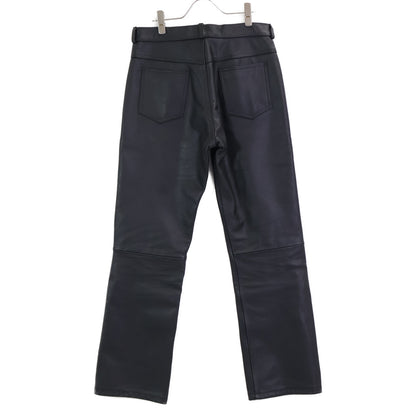 YAMAHA ヤマハ 【YAMAHA Y'S GEAR】ﾌﾞﾗｯｸ ｶｳﾚｻﾞｰ ﾊﾟﾝﾂ ボトムス 32