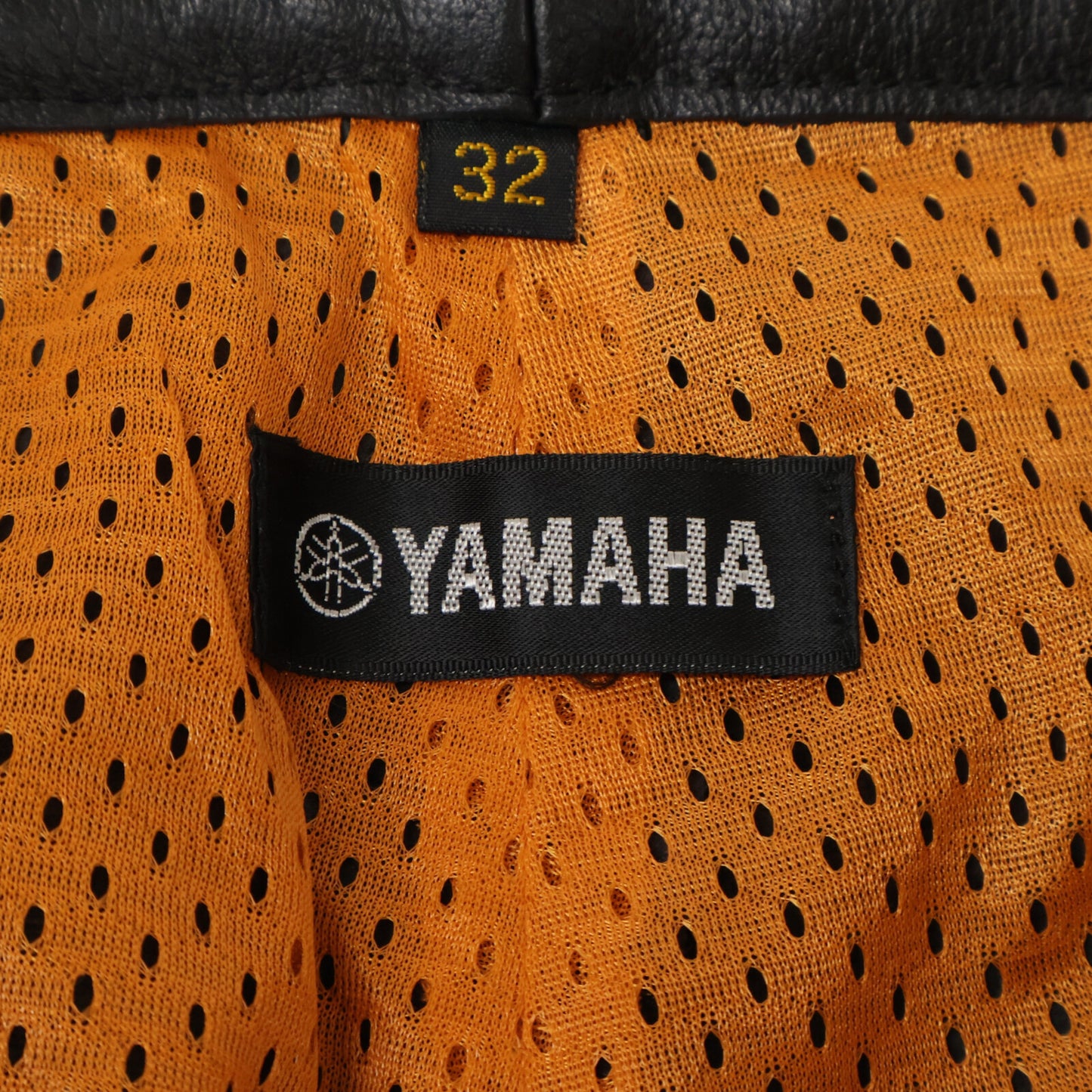 YAMAHA ヤマハ 【YAMAHA Y'S GEAR】ﾌﾞﾗｯｸ ｶｳﾚｻﾞｰ ﾊﾟﾝﾂ ボトムス 32