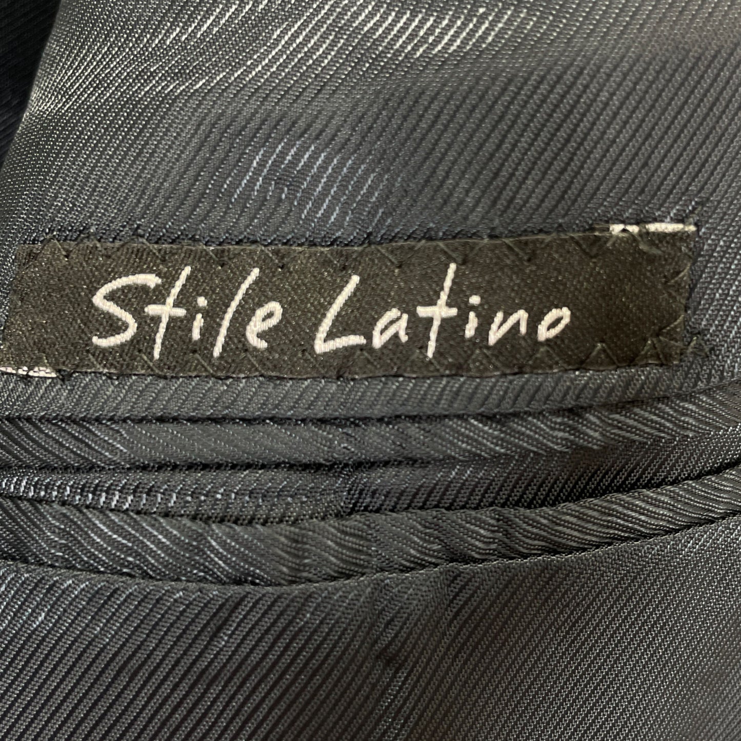 STILE LATINO スティレラティーノ VAU230BV ﾈｲﾋﾞｰ ｽﾄﾗｲﾌﾟ ｽｰﾂ スーツ セットアップ 48