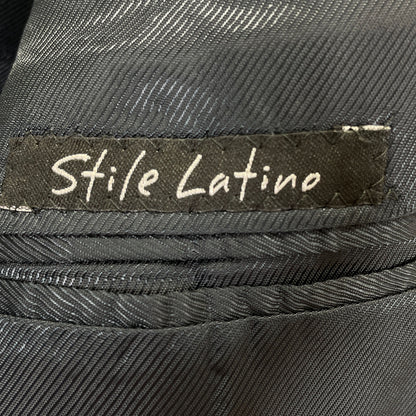 STILE LATINO スティレラティーノ VAU230BV ﾈｲﾋﾞｰ ｽﾄﾗｲﾌﾟ ｽｰﾂ スーツ セットアップ 48