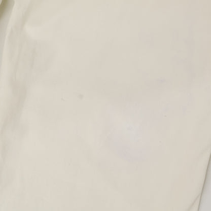 BERWICH ベルウィッチ ホワイト ガーメントダイコットンストレッチギャバジンテーパードパンツ ボトムス 46