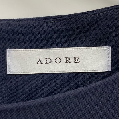 ADORE アドーア クレールジョーゼットギャザースリーブワンピース ワンピース 38