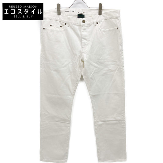 SAINT LAURENT PARIS サンローランパリ 597052 ﾎﾜｲﾄ ﾃﾞﾆﾑﾊﾟﾝﾂ ボトムス 34