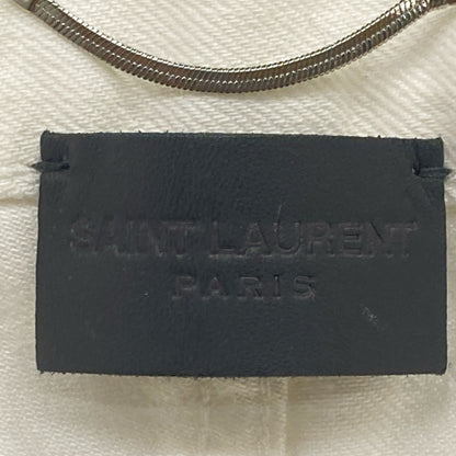SAINT LAURENT PARIS サンローランパリ 597052 ﾎﾜｲﾄ ﾃﾞﾆﾑﾊﾟﾝﾂ ボトムス 34