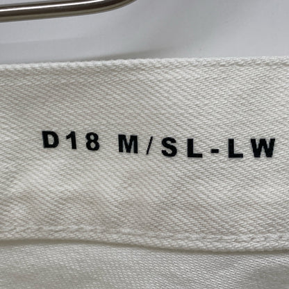 SAINT LAURENT PARIS サンローランパリ 597052 ﾎﾜｲﾄ ﾃﾞﾆﾑﾊﾟﾝﾂ ボトムス 34