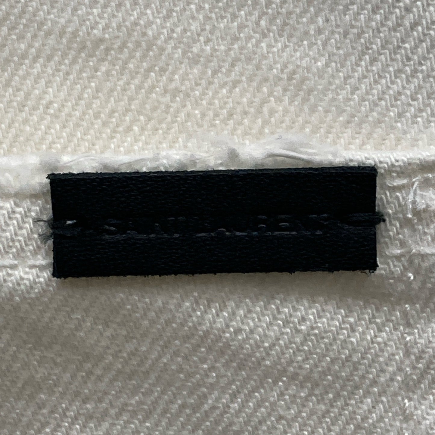 SAINT LAURENT PARIS サンローランパリ 597052 ﾎﾜｲﾄ ﾃﾞﾆﾑﾊﾟﾝﾂ ボトムス 34