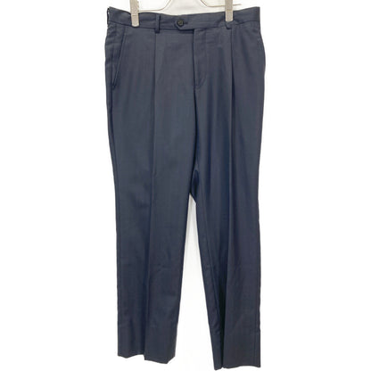 Aquascutum アクアスキュータム ﾈｲﾋﾞｰ ｳｰﾙｼﾙｸ ｽﾄﾗｲﾌﾟ ｼﾝｸﾞﾙ 2B ｽｰﾂ スーツ セットアップ A5