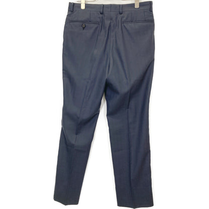 Aquascutum アクアスキュータム ﾈｲﾋﾞｰ ｳｰﾙｼﾙｸ ｽﾄﾗｲﾌﾟ ｼﾝｸﾞﾙ 2B ｽｰﾂ スーツ セットアップ A5