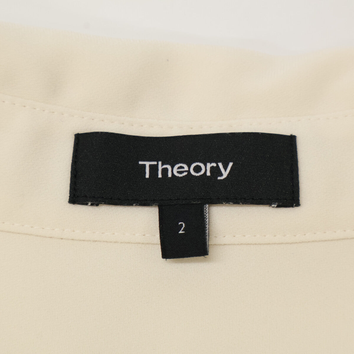 Theory セオリー ﾎﾜｲﾄ CLASSIC CREPE SL SHIRTDRES ｼｬﾂﾜﾝﾋﾟｰｽ ワンピース 2