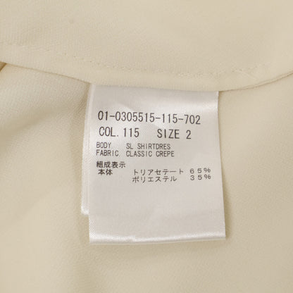 Theory セオリー ﾎﾜｲﾄ CLASSIC CREPE SL SHIRTDRES ｼｬﾂﾜﾝﾋﾟｰｽ ワンピース 2