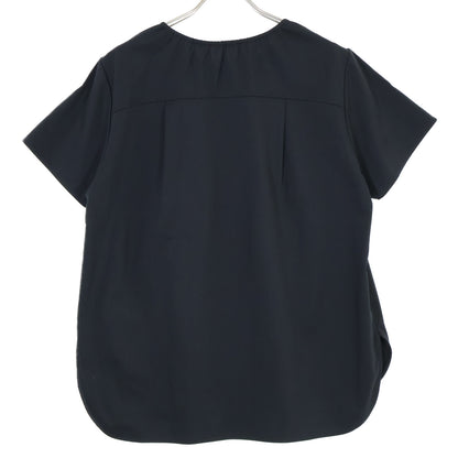 TRANS WORK トランスワーク ﾌﾞﾗｯｸ 花柄刺繍 半袖Tｼｬﾂ×ｽｶｰﾄ スーツ　セットアップ 46