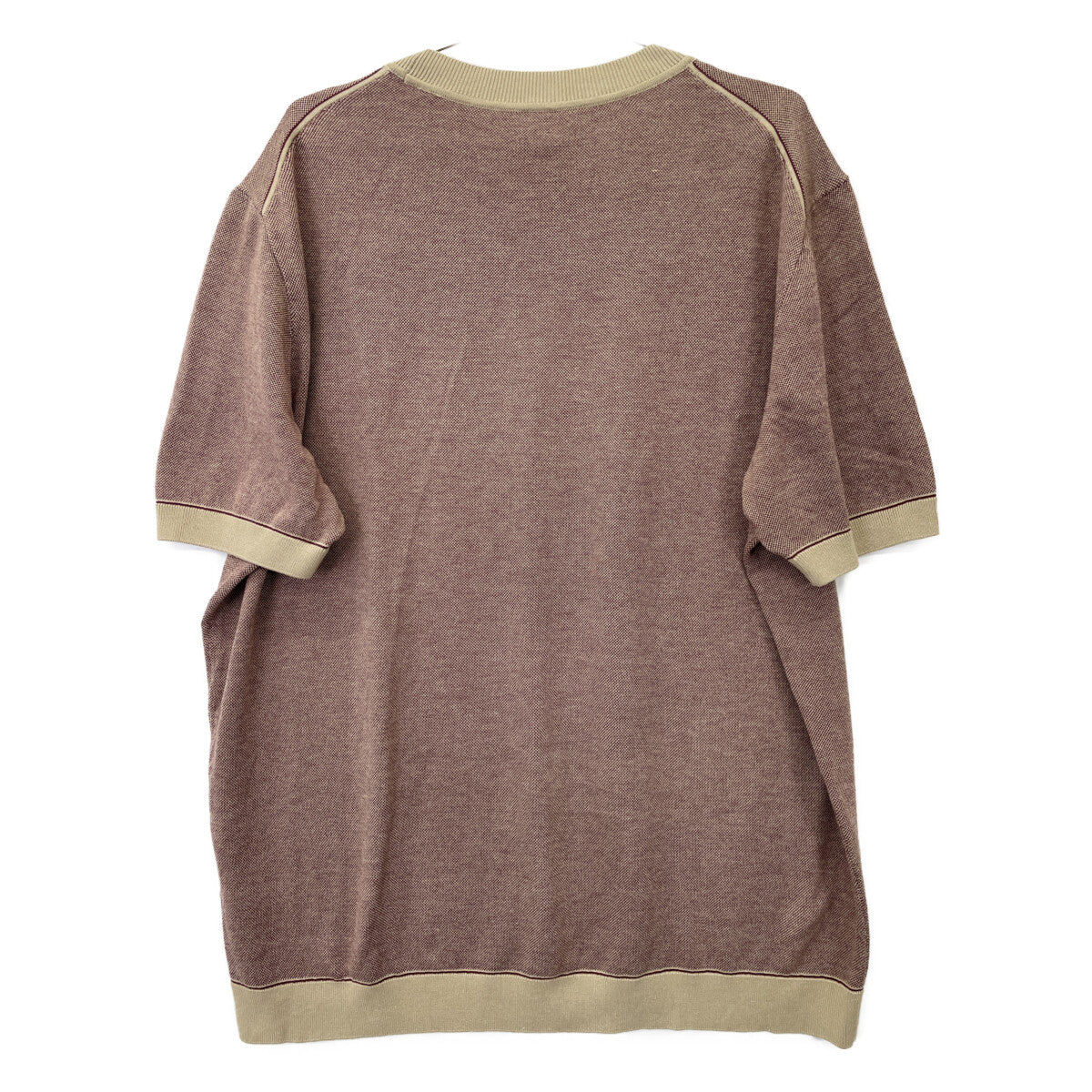 BOSS ボス ﾌﾞﾗｳﾝﾍﾞｰｼﾞｭ T-Teo 10242188 半袖ﾆｯﾄ ｼｬﾂ トップス XXL