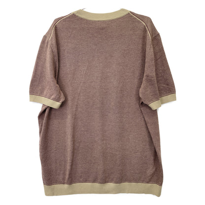 BOSS ボス ﾌﾞﾗｳﾝﾍﾞｰｼﾞｭ T-Teo 10242188 半袖ﾆｯﾄ ｼｬﾂ トップス XXL