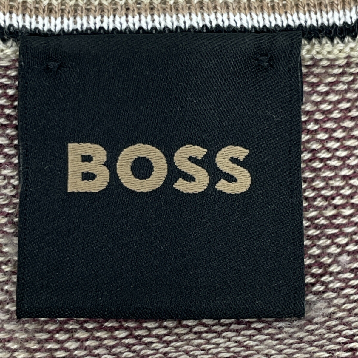 BOSS ボス ﾌﾞﾗｳﾝﾍﾞｰｼﾞｭ T-Teo 10242188 半袖ﾆｯﾄ ｼｬﾂ トップス XXL