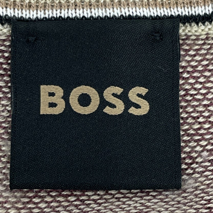 BOSS ボス ﾌﾞﾗｳﾝﾍﾞｰｼﾞｭ T-Teo 10242188 半袖ﾆｯﾄ ｼｬﾂ トップス XXL