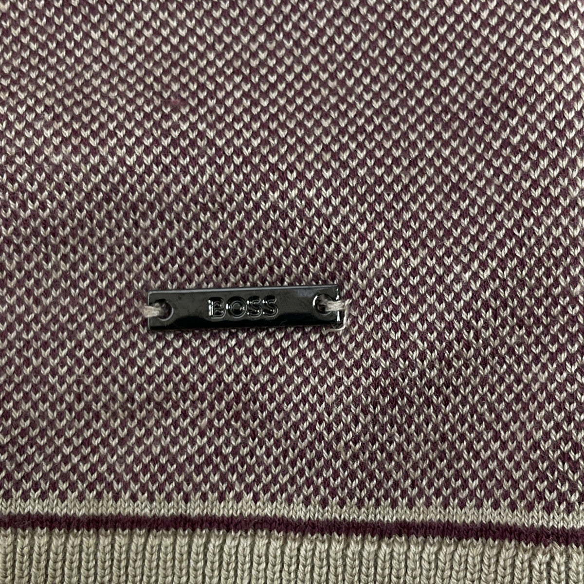 BOSS ボス ﾌﾞﾗｳﾝﾍﾞｰｼﾞｭ T-Teo 10242188 半袖ﾆｯﾄ ｼｬﾂ トップス XXL