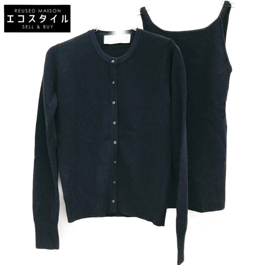 Chaos カオス ﾌﾞﾗｯｸ ﾄﾞﾗｲｹﾞｰｼﾞ ｶｰﾃﾞｨｶﾞﾝ ｷｬﾐｿｰﾙ 2点 トップス F