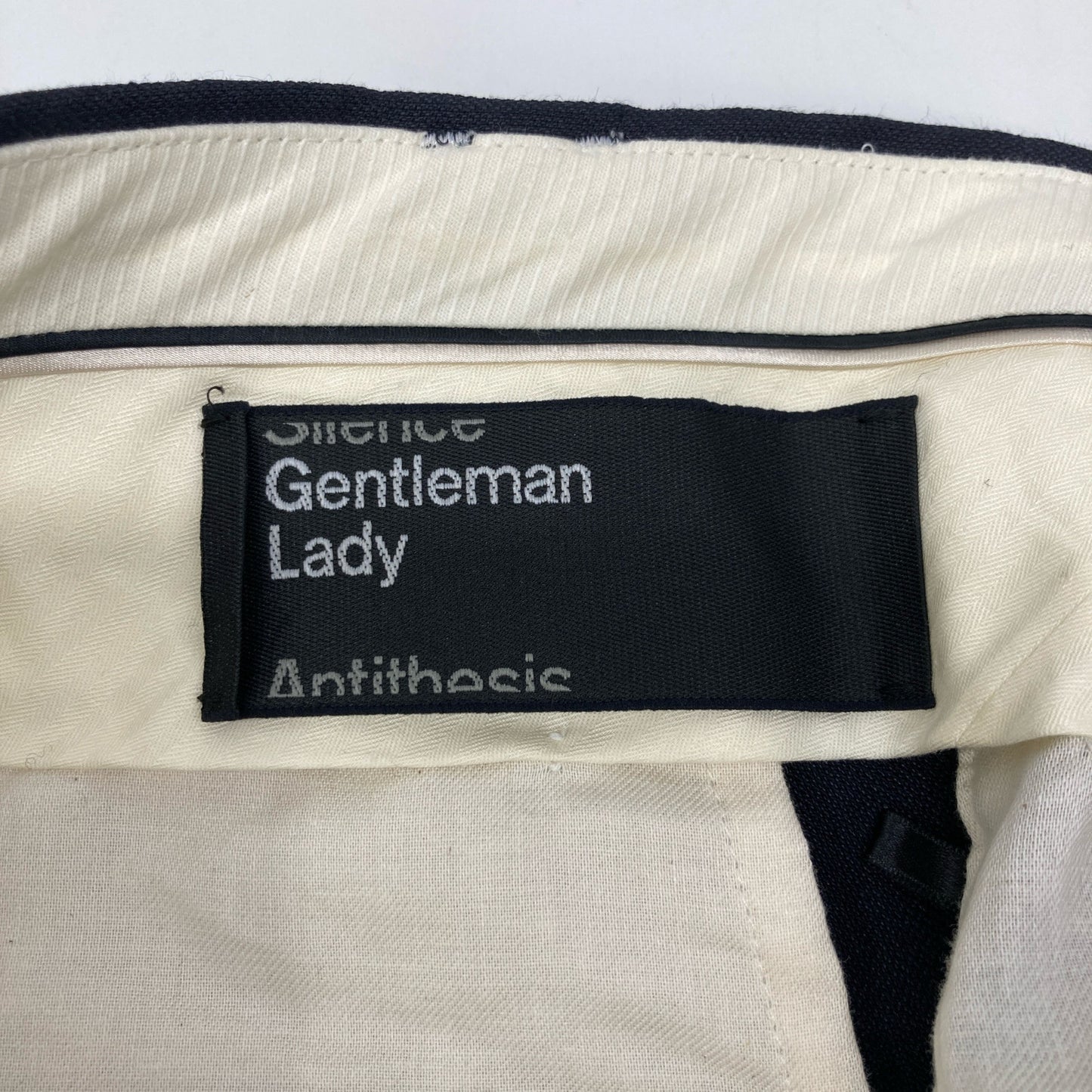 Chaos カオス 【ｼﾞｪﾝﾄﾙﾏﾝﾚﾃﾞｨ】ﾈｲﾋﾞｰ ﾚｰﾖﾝ×ﾘﾈﾝ ﾂｰﾀｯｸﾊﾟﾝﾂ ボトムス 38