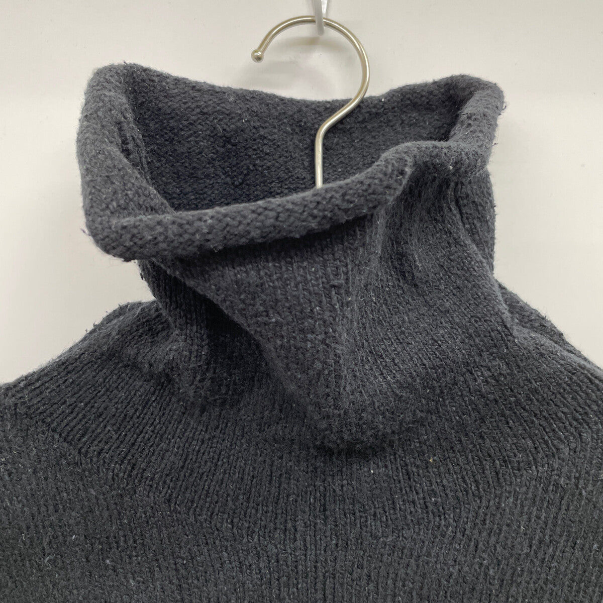 beautifulpeople ビューティフルピープル ﾌﾞﾗｯｸ 1025204003 cotton high neck knitting dress ワンピース 36