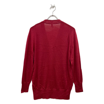 TOYOBOSHI トウヨウボウシ 糸衣 あずき NAEBA-STH ｶｼﾐﾔｼﾙｸ 09ITｰCS0003 ﾆｯﾄｶｰﾃﾞｨｶﾞﾝ トップス F