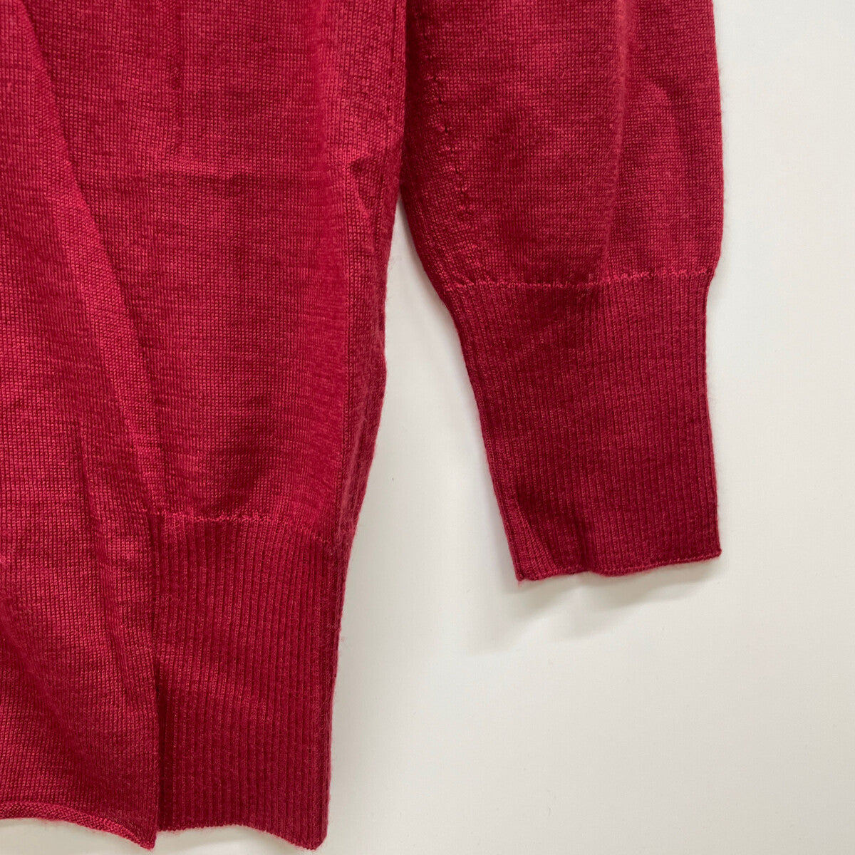 TOYOBOSHI トウヨウボウシ 糸衣 あずき NAEBA-STH ｶｼﾐﾔｼﾙｸ 09ITｰCS0003 ﾆｯﾄｶｰﾃﾞｨｶﾞﾝ トップス F