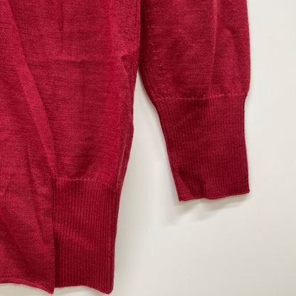 TOYOBOSHI トウヨウボウシ 糸衣 あずき NAEBA-STH ｶｼﾐﾔｼﾙｸ 09ITｰCS0003 ﾆｯﾄｶｰﾃﾞｨｶﾞﾝ トップス F