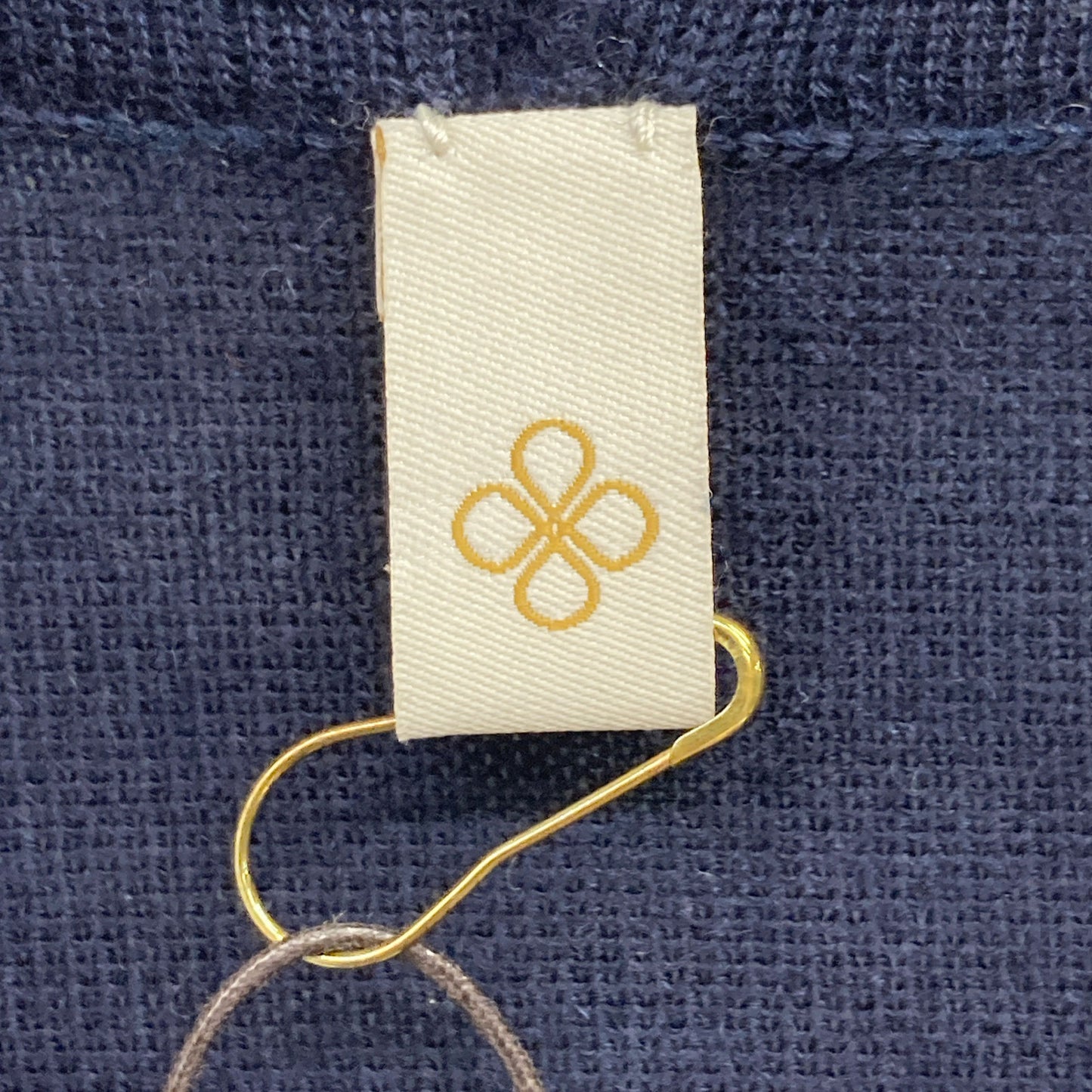 TOYOBOSHI トウヨウボウシ 糸衣 濃紺 NAEBA-STH ｶｼﾐﾔｼﾙｸ 09ITｰPC0003 ﾆｯﾄｶｰﾃﾞｨｶﾞﾝ トップス F