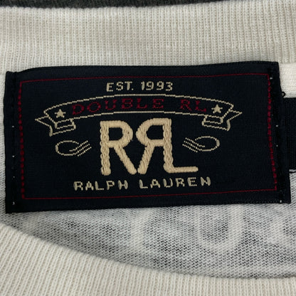 RRL ダブルアールエル ﾎﾜｲﾄ TWO COWBOY ﾌﾟﾘﾝﾄ Tｼｬﾂ トップス S