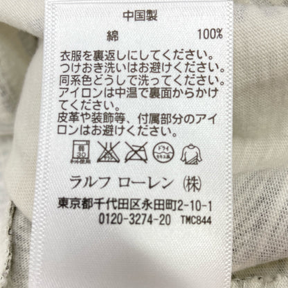 RRL ダブルアールエル ﾎﾜｲﾄ TWO COWBOY ﾌﾟﾘﾝﾄ Tｼｬﾂ トップス S