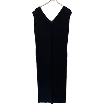 Chaos カオス 黒 ｼﾙｸ混ﾆｯﾄｵｰﾙｲﾝﾜﾝ オールインワン F