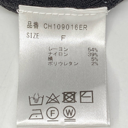 Chaos カオス ｸﾞﾚｰ ｼﾙｸ混ﾆｯﾄｵｰﾙｲﾝﾜﾝ オールインワン F