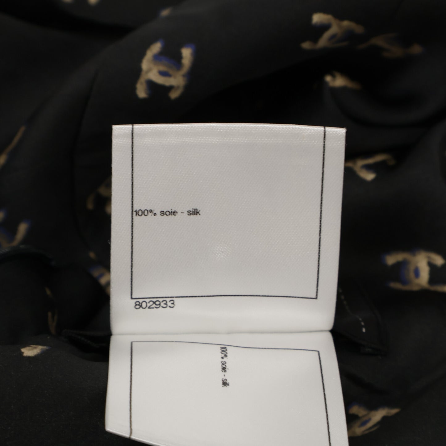 CHANEL シャネル 【美品】P44329V32715 ココマーク総柄 シルク100％ ノースリーブ ワンピース 38