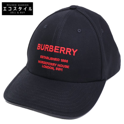 BURBERRY バーバリー 【美品/国内正規】8043040 ホースフェリーモチーフ キャップ 帽子 XL