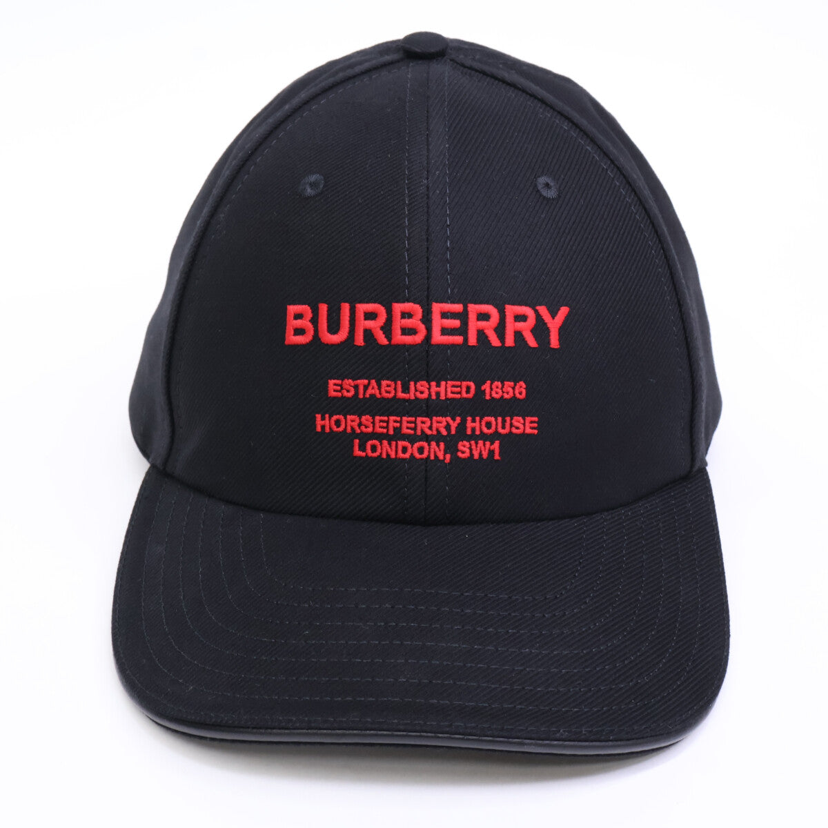 BURBERRY バーバリー 【美品/国内正規】8043040 ホースフェリーモチーフ キャップ 帽子 XL