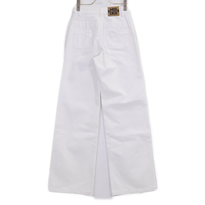Christian Dior クリスチャンディオール 【美品/国内正規】452P04A3387 Miss Dior Graffiti コットン フレアデニムパンツ/ ボトムス I:36