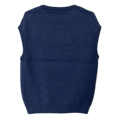 TOYOBOSHI トウヨウボウシ 糸衣 青紺 MOMI 12IT-PC2605 ｶｼﾐﾔ100 ﾍﾞｽﾄ ベスト F