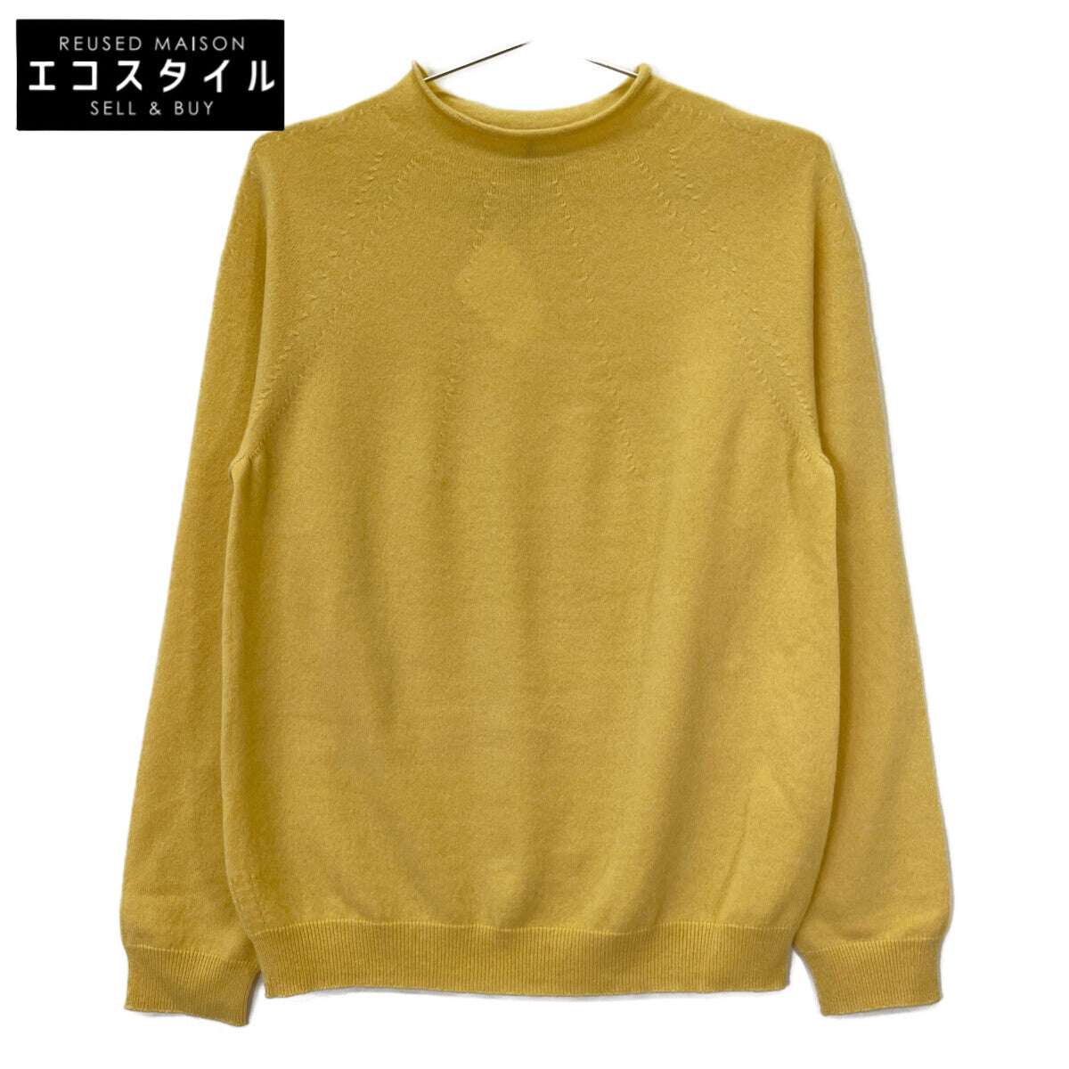 TOYOBOSHI トウヨウボウシ 糸衣 黄水杢 HARUNA 12IT-PC2602 ｶｼﾐﾔ100 ｾｰﾀｰ トップス 3