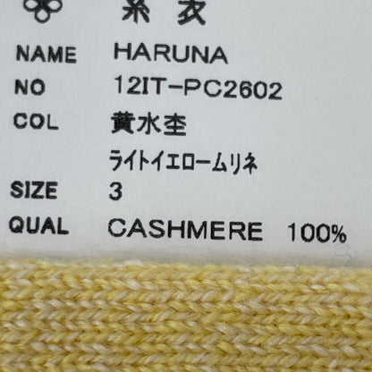 TOYOBOSHI トウヨウボウシ 糸衣 黄水杢 HARUNA 12IT-PC2602 ｶｼﾐﾔ100 ｾｰﾀｰ トップス 3