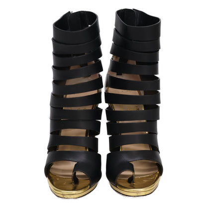 Christian Louboutin クリスチャンルブタン Decoup blocked レザー アンクルブーツ/ シューズ 35 1/2