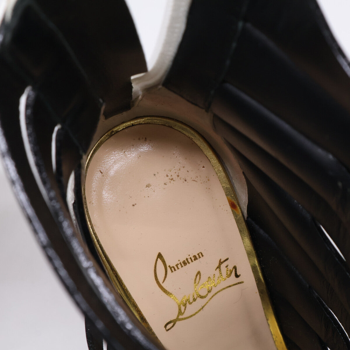 Christian Louboutin クリスチャンルブタン Decoup blocked レザー アンクルブーツ/ シューズ 35 1/2