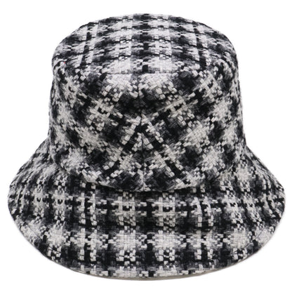 CHANEL シャネル 新品同様 国内正規 CCココマーク ツイード バケットハット 帽子 S