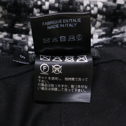 CHANEL シャネル 新品同様 国内正規 CCココマーク ツイード バケットハット 帽子 S