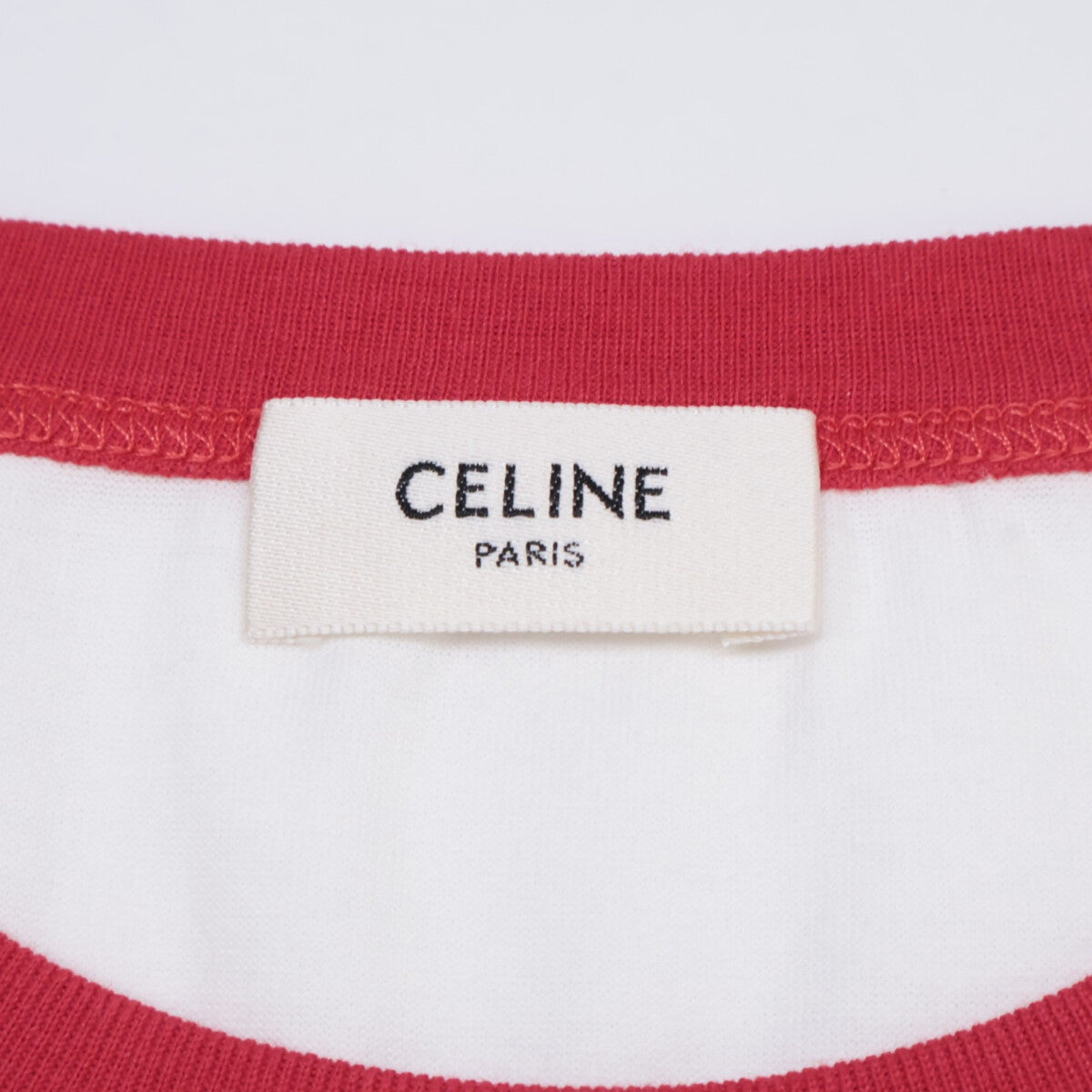 CELINE セリーヌ 美品 国内正規 2X58B671Q トリオンフ ロゴ 半袖Tシャツ トップス S