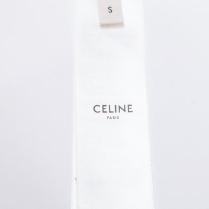 CELINE セリーヌ 美品 国内正規 2X58B671Q トリオンフ ロゴ 半袖Tシャツ トップス S