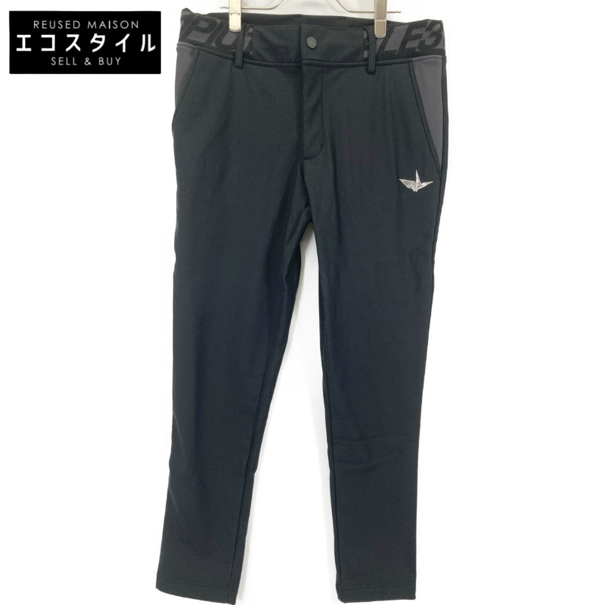 1piu1uguale3 ウノピゥウノウグァーレトレ ﾌﾞﾗｯｸ 113 GOLF TRACK PANTS ボトムス IV