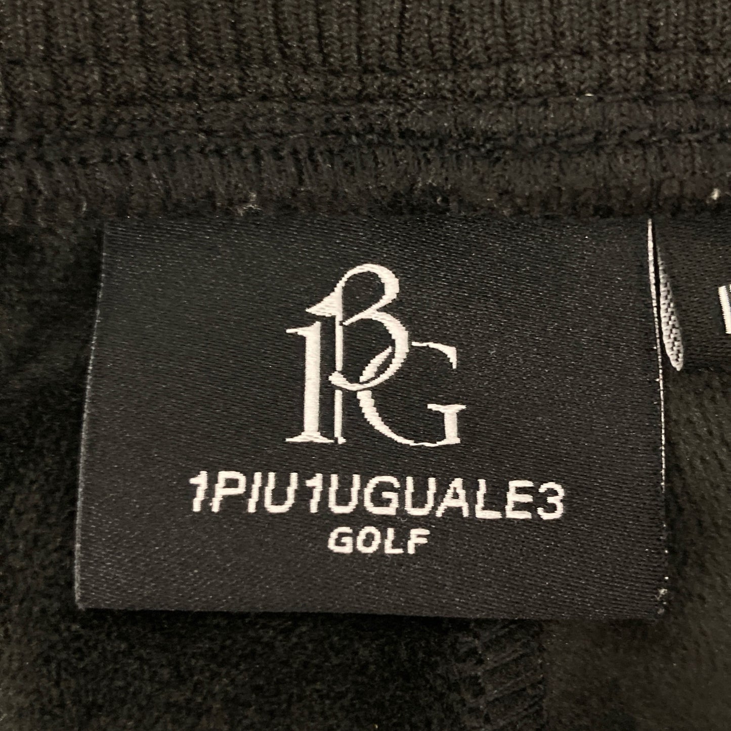 1piu1uguale3 ウノピゥウノウグァーレトレ ﾌﾞﾗｯｸ 113 GOLF TRACK PANTS ボトムス IV