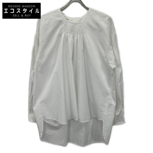 DRIES VAN NOTEN ドリスヴァンノッテン 【美品】2143783 シャーリング ギャザー アシメントリー トップス 34