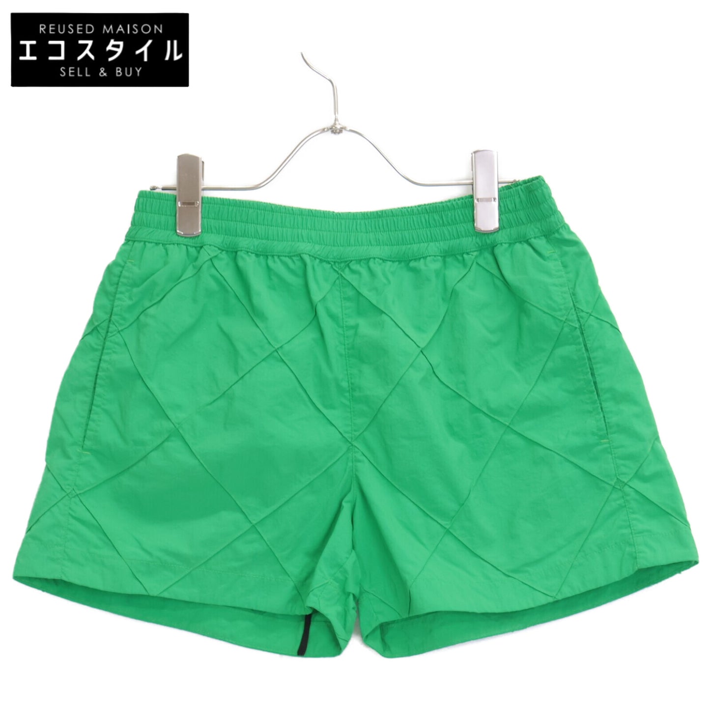 BOTTEGA VENETA ボッテガヴェネタ ｸﾞﾘｰﾝ ｲﾝﾄﾚﾁｬｰﾄ ｽｲﾑｼｮｰﾂ ボトムス XS