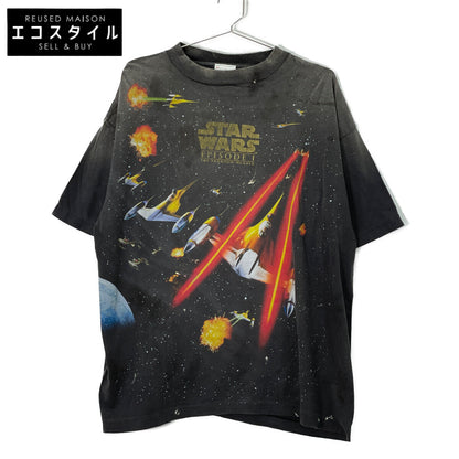 SAINT MICHAEL セントマイケル SM-HR8-0000-C62 STARWARS Tｼｬﾂ ﾌﾞﾗｯｸ トップス L